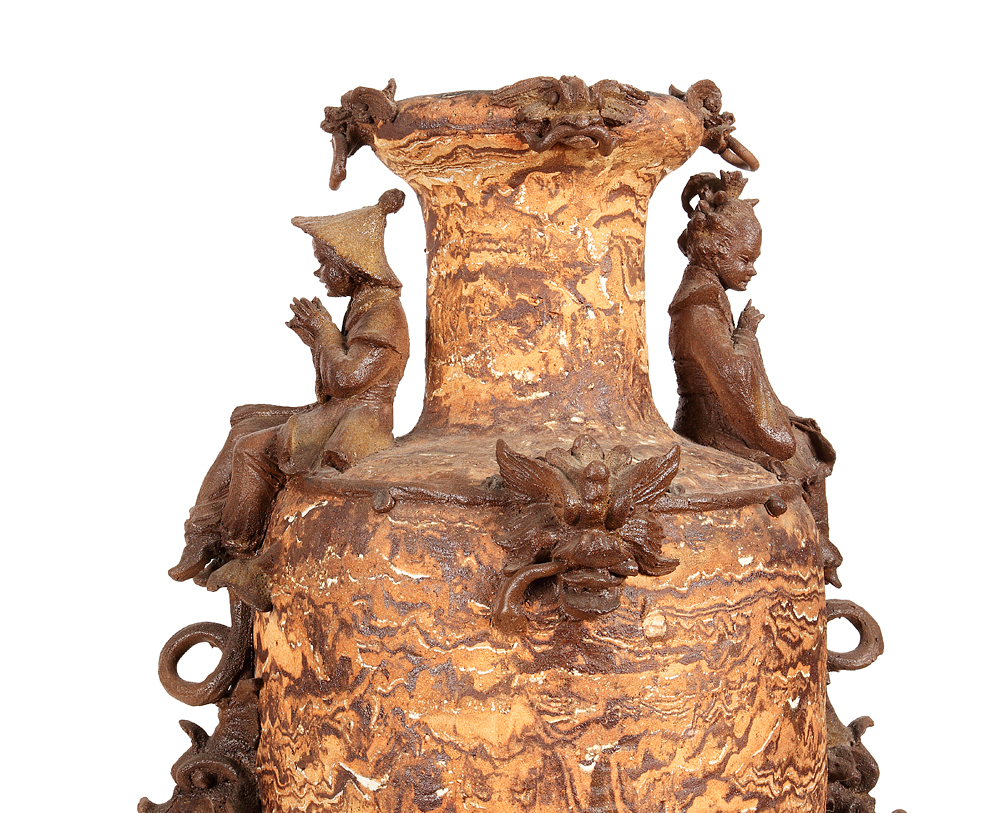 Grand vase en terre cuite, Italie 19e siècle